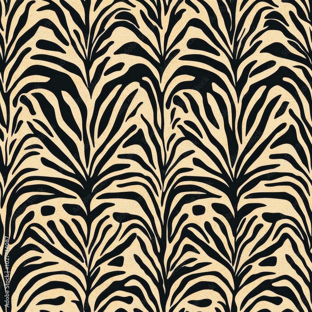 Poster abstraction of abstract zebra seamless background , copy space for text,