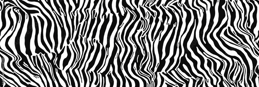 Poster abstraction of zebra print useful as a background , copy space for text,