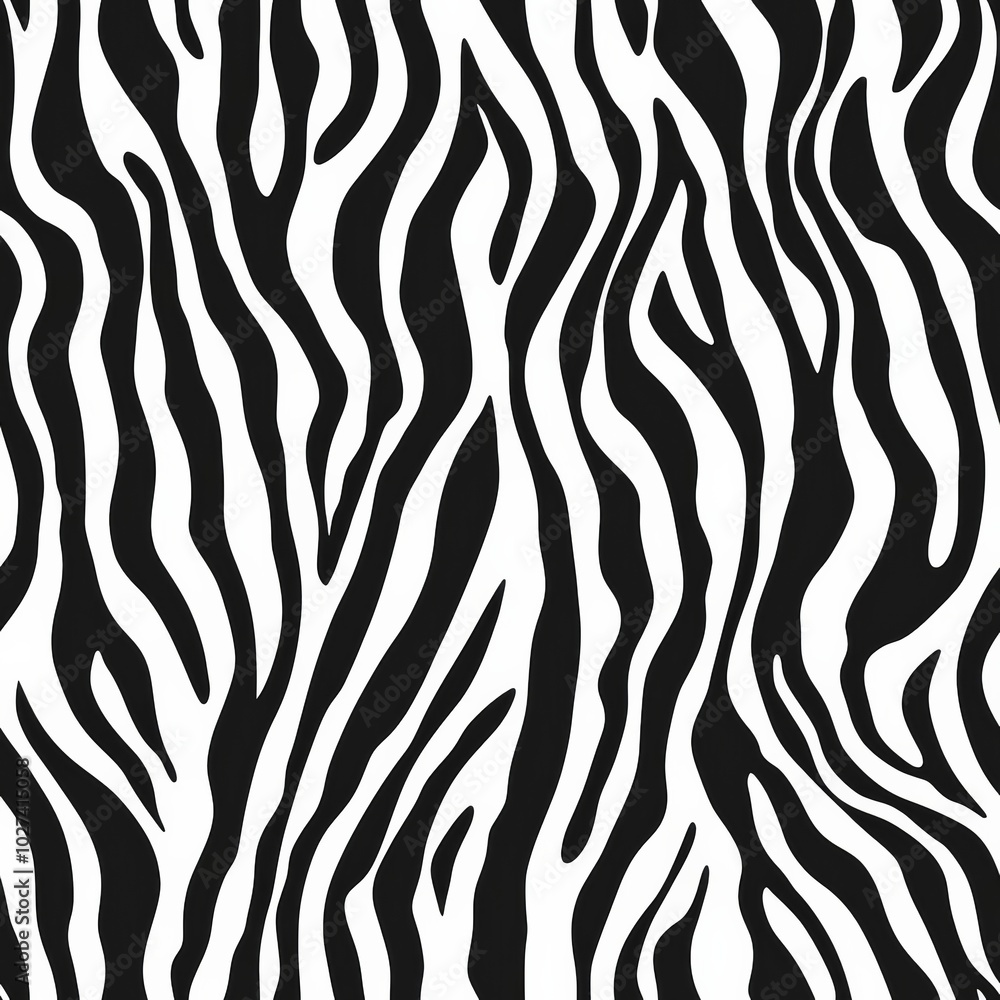 Poster abstraction of zebra seamless pattern , copy space for text,