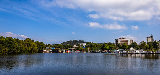 Yacht club on the river