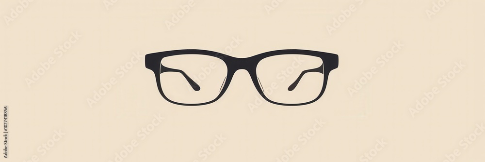 Poster these modern eyeglasses are designed with a sleek frame, ideal for both casual and professional sett