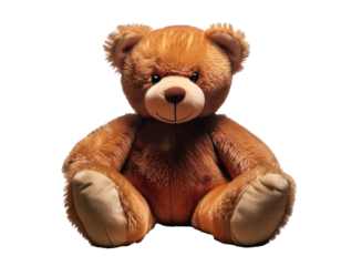 Isoliert süsser kleiner Bär Keinen Hintergrund