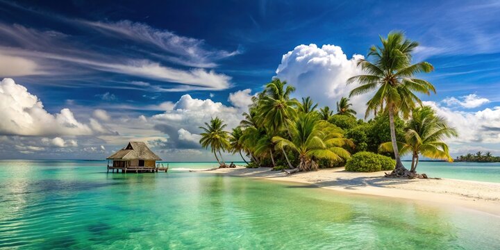Seascape Paradise: Onok Island in Balabac, Philippines - White Sandy Beach and Bungalows