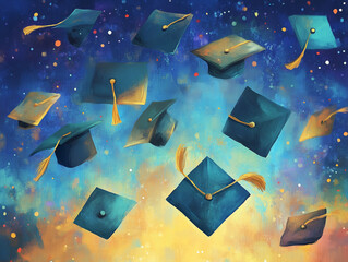 Spirited School Reunion Invitation with Space for Details: Reconnect and Relive Memories