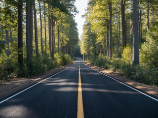 Fototapeta premium The Journey to Success, Road to Achievement