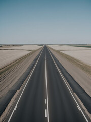 Fototapeta premium The Journey to Success, Road to Achievement