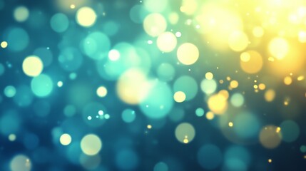 Fototapeta premium Enchanting Bokeh: Sparkling Lights in Soft Focus