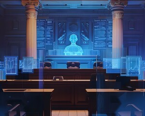 Virtual Courtroom with AI Powered Legal and Research Assistance for the Future of the Legal Profession