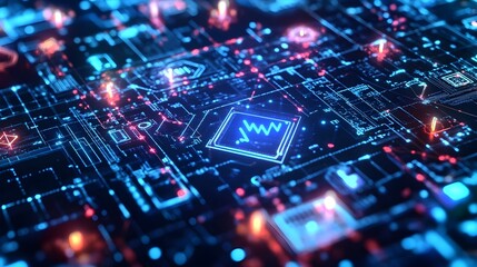 Obraz premium Decentralized Finance DeFi Platform Empowering Users in the Digital Financial Ecosystem