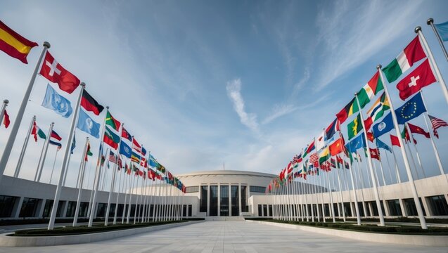 Minimalist United Nations Day Postcard