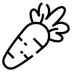 Carrot Icon For Illustration