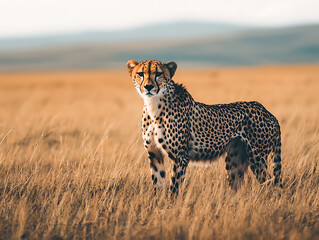 Naklejka premium Leopard Wildlife in Nature