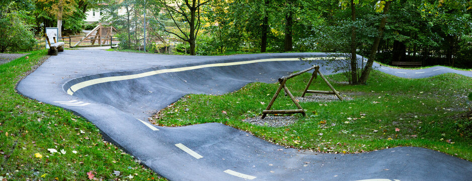 Pumptrack in Ilsenburg Harz Ilsetal Mountainbike