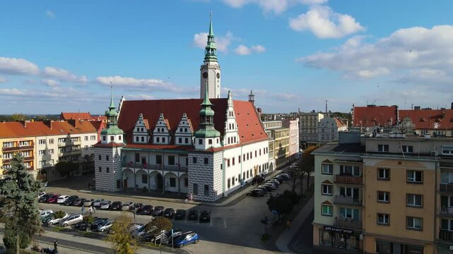 city ​​architecture ancient european Brzeg Poland