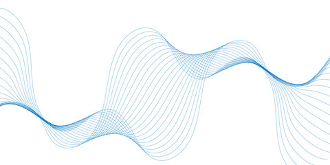 Abstract line wave background