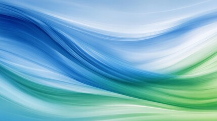 Fototapeta premium Serene Waves of Tranquility: A Captivating Abstract Landscape