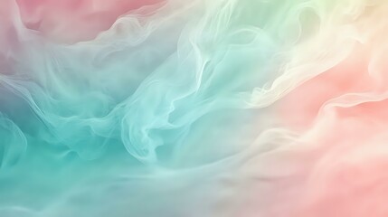 Soft pastel abstract background with smooth gradients of pink, blue, and green, creating a calming, soothing vibe