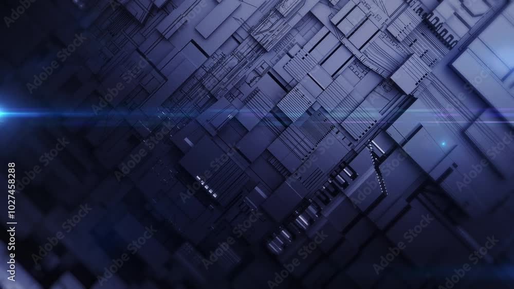Poster 3d rendering abstract background technology basic shape polygon for technology futuristic concept