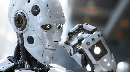 Fototapeta premium Deep Reinforcement Learning: This approach combines deep learning and reinforcement learning, enabling models to optimize decisions for maximum cumulative rewards. 