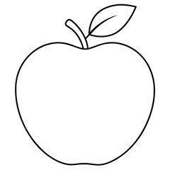 Fototapeta premium apple on a white background