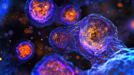 Neuroblastoma Cells: Primarily found in infants and young children, these immature nerve cells usually originate in the adrenal glands and can metastasize.
