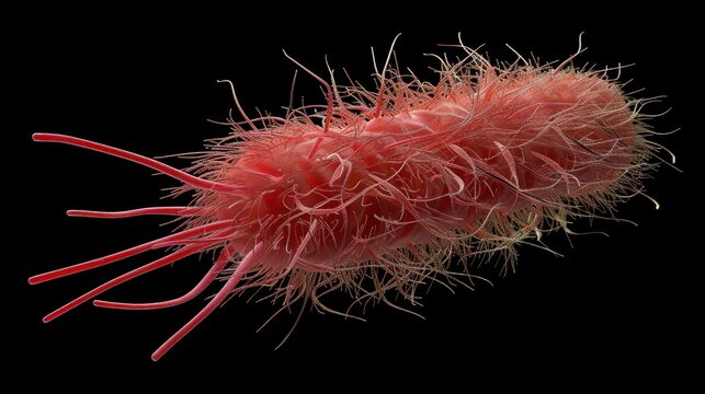 Escherichia coli (E. coli): A gram-negative, rod-shaped bacterium present in human and animal intestines; certain strains can cause food poisoning and urinary infections.
