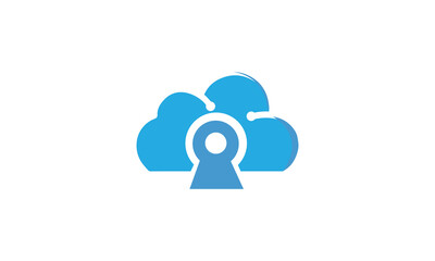 cloud logo, cloud security logo, web server logo, security logo, domain and hosting service, data center logo