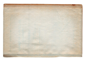 Vintage background of old ancient torn paper texture isolated