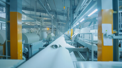 Fototapeta premium paper production line