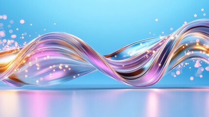 Futuristic neon data flow with glowing rays creating an explosion effect in a hyper-speed space travel concept