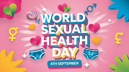 World Sexual Health Day Colorful Illustration for Educational Purposes Design