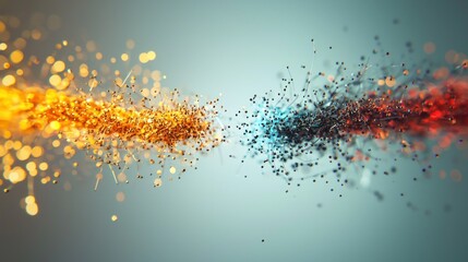 a breech in communication, illustrating the breakdown of understanding and connections