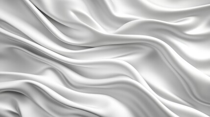 White silk fabric background for photography soft, elegant texture for product and fashion shoots