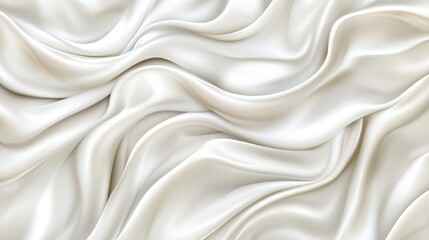 White silk fabric background, luxurious texture for elegant design and photography smooth, flowy, and refined material for a premium backdrop