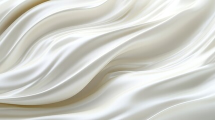 Obraz premium Smooth white silk fabric texture, elegant & flowing material for luxury designs and creative projects