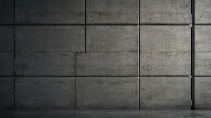 Fototapeta premium Concrete Wall, Stone, Texture, Texture, Cement, Gray, Gloomy, Industrial 