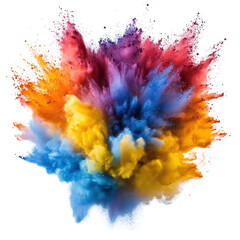 Vibrant Explosion of Colors in Motion