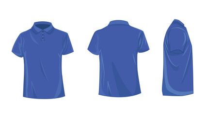Blue tshirt mockup