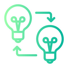 exchange gradient icon
