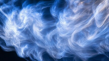 Obraz premium Captivating Ethereal Wisps: An Enchanting Exploration of Light and Movement