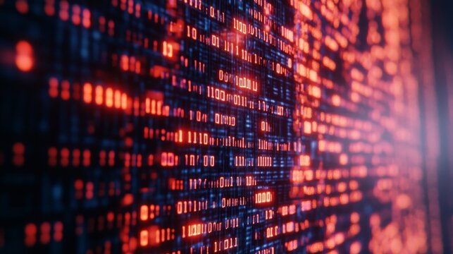 Captivating Binary Landscape: Illuminating the Digital Realm