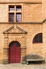 Castle of Jarnioux in Beaujolais, France	