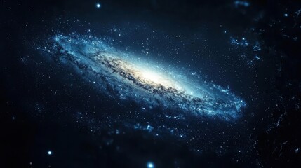 Obraz premium Stunning Galaxy in Deep Space with Stars