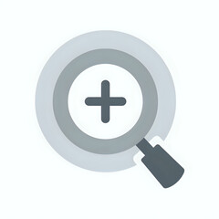 Fototapeta premium zoom in icon