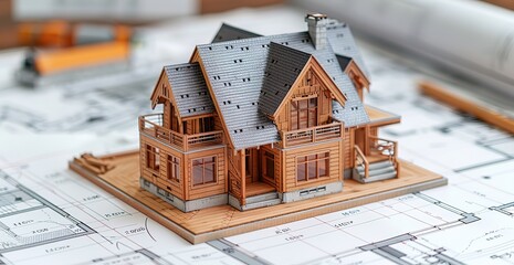 From layout plans and building permits to the solid foundations, intricate structural work, rising framework, roofing, and the final exterior. Generative Ai 