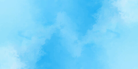 Abstract soft sky blue watercolor sky and clouds. grunge tint light blue watercolor background. Hand painted light blue background with watercolor.	