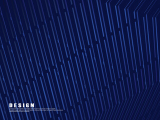 Abstract modern blue horizontal background with geometric diagonal overlay layers and glowing lines. Suitable for banners, posters, covers, headers, flyers, brochures, websites, presentations, etc.