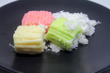 Getuk is a traditional Javanese snack made from cassava or cassava as the main ingredient
