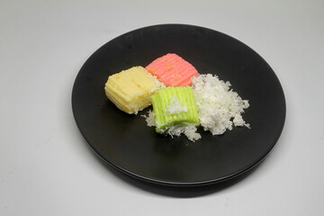 Getuk is a traditional Javanese snack made from cassava or cassava as the main ingredient

