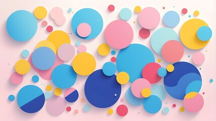 Colors and circle bubbles for Abstract Background as graphics resource